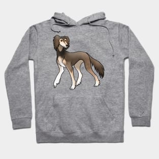 Dog - Saluki - Feathred Sable Hoodie